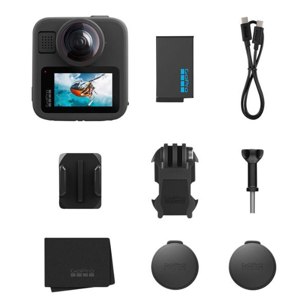 Cámara de Acción GoPro MAX2 360 – 8K – 29.5 MP – Video 360° – CHDHZ-311-TH