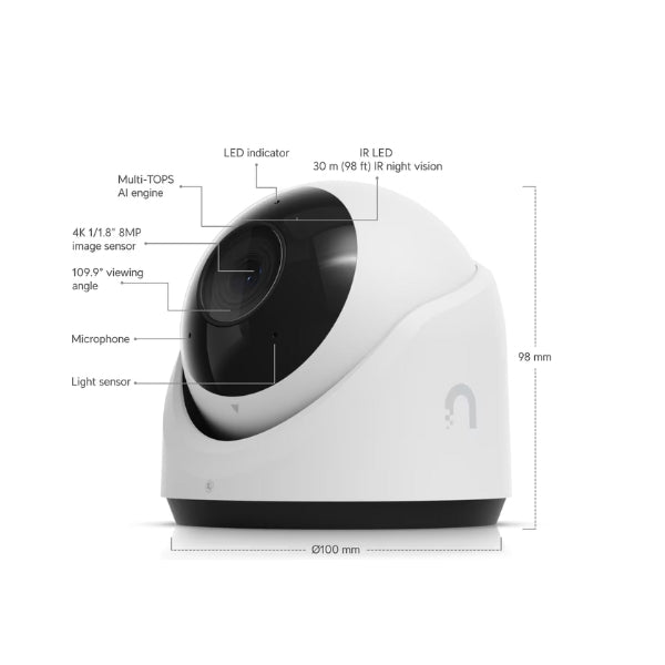 Cámara-de-Seguridad-Ubiquiti-UniFi-G6-Turret