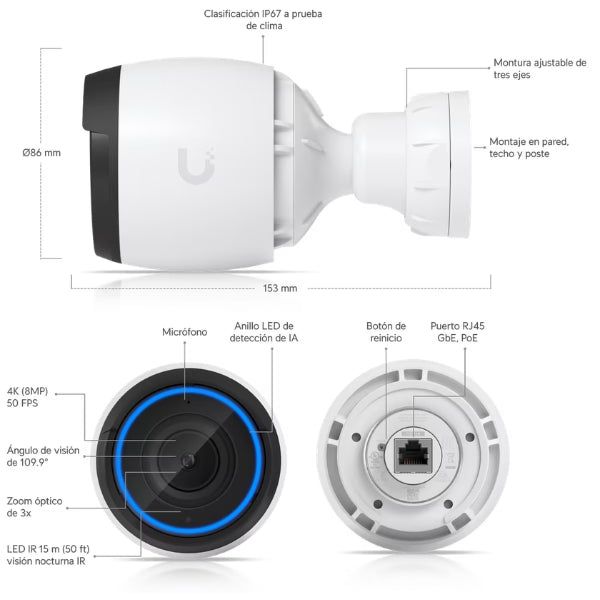 Cámara-de-Seguridad-Ubiquiti-UniFi-Protect-G4-PRO-4K-resolución