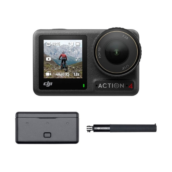Cámara-de-acción-DJI-Osmo-Action-4-Adventure-Combo-Combo-completo-para-grabación-extrema