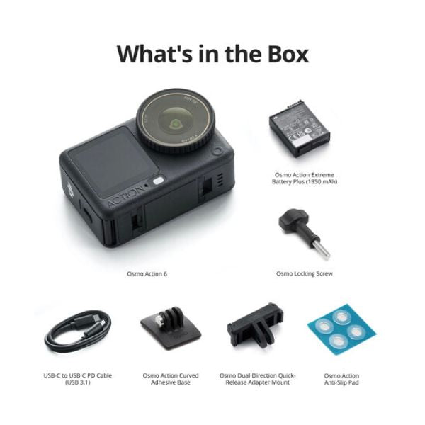 Cámara-de-acción-DJI-Osmo-Action-6-Standard-Combo-Cámara-4K-de-alto-rendimiento