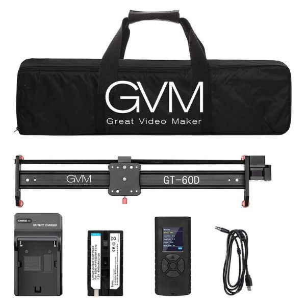 Camara-motorizada-GVM-Great-Video-Maker-Slider-accesorios