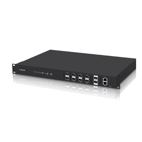 Cloud-Gateways-Ubiquiti-UF-OLT-8-U-Fiber,-OLT-de-8-puertos-40W-GPON-Optical-Line-Terminal-con-8-puertos-PON-y-2-puertos-SFP+