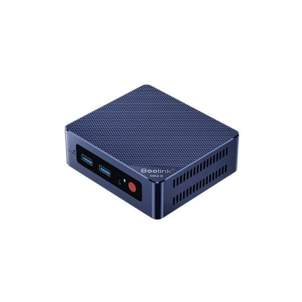 Combo Mini PC Beelink Procesador Intel N100, Wi-Fi 6 y 2 Monitores Jemip Full HD con Frecuencias de 120Hz y 100Hz