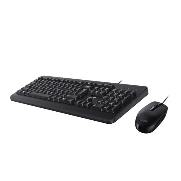 Combo Teclado y Mouse Genius KM-160 USB Español - 1200DPI - 3 Botones - Negro - 31330001414