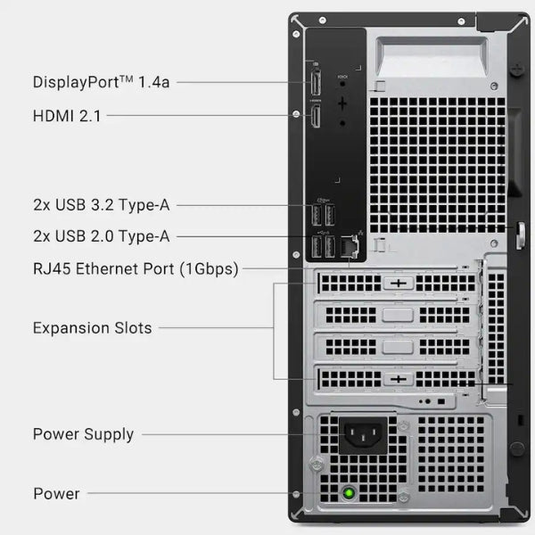 Computador-Dell-Desktop-Intel-Core-Ultra-5-225-(4,9-GHz)-16-GB-DDR5-1-TB-NVMe-M,2-Intel-UHD-Graphics-180-W-Win-11-Home-Black