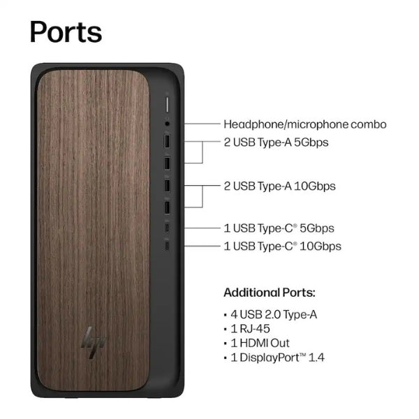 Computador-HP-OmniDesk-Intel-Core-Ultra-5-225-(4,9-GHz)-8-GB-DDR5-512-GB-NVMe-M,2-Intel-Graphics-280-W-Win-11-Home-Dark-Wood
