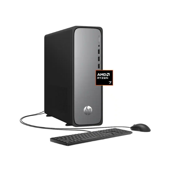 Computador-HP-OmniDesk-Slim-AMD-Ryzen-7-7445HS-(4,7-GHz)-8-GB-DDR5-512-GB-NVMe-M,2-AMD-Radeon-180-W-Win-11-Home-Meteor-Silver