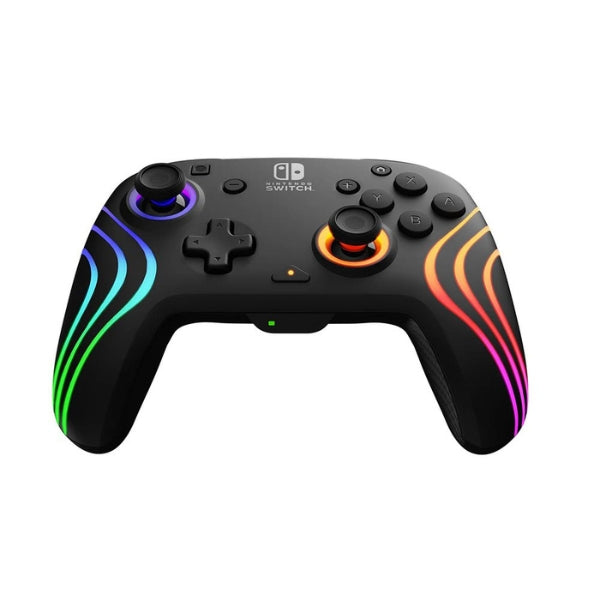 Control - Gaming - Afterglow - Wave - Wireless - Pro - Controller - Switch - Switch - OLED - RGB - Motion - Controls - Programable - 500-252-BK - Negro