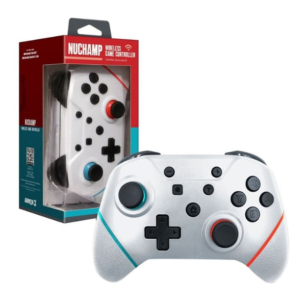 Control - Gaming - Armor3 - NuChamp - Wireless - Game - Controller - Inalámbrico - Bluetooth - Switch - Switch - Lite - Switch - OLED - Turbo - Paletas - Remapeables - M07467-WH - Blanco