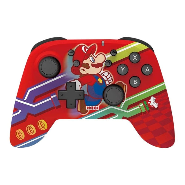 Control - Gaming - HORI - HORIPAD - Super - Mario - Pro - Controller - Inalámbrico - Bluetooth - Switch - Switch - Lite - Switch - OLED - Motion - Control - 810050910286 - Rojo