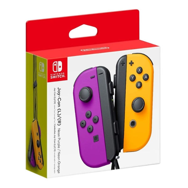 Control - Gaming - Nintendo - Joy-Con - LR - Set - de - 2 - Switch - Switch - OLED - Motion - Control - NFC - 045496882228 - Neon - Purple - Neon - Orange
