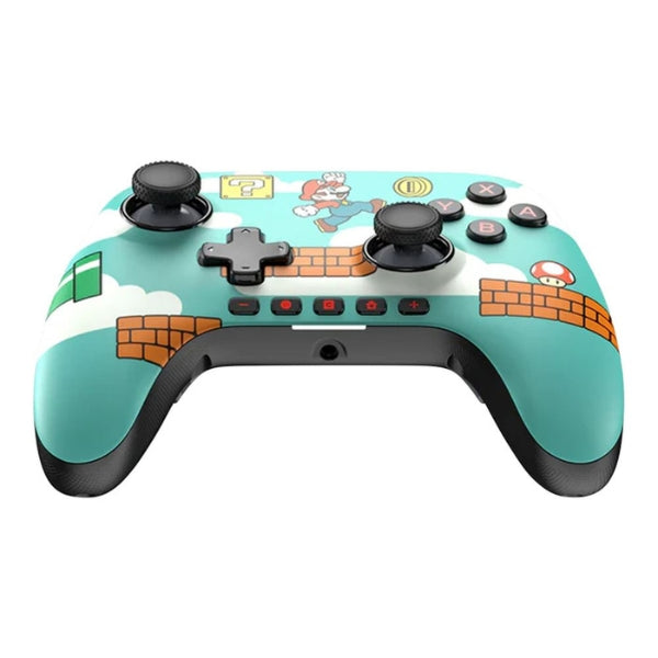 Control - Gaming - PowerA - Advantage - Wired - Controller - Mario - Time - Cableado - Switch - 2 - Hall - Effect - C - Button - Botones - Programables - NSGP0527-01 - Azul
