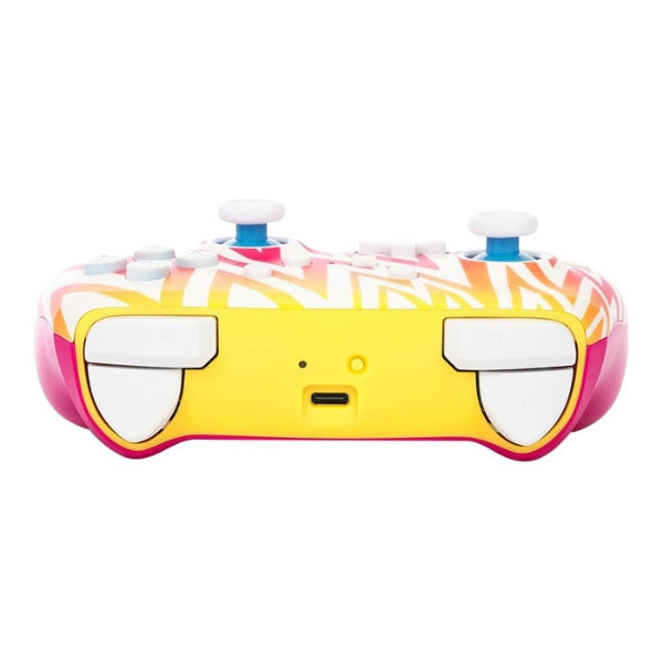 Control - Gaming - PowerA - Enhanced - Controller - Pikachu - Vibrant - Cableado - Switch - Switch - Lite - Switch - OLED - PC - 3.5mm - Botones - Programables - NSGP0262-01 - Blanco - Morado