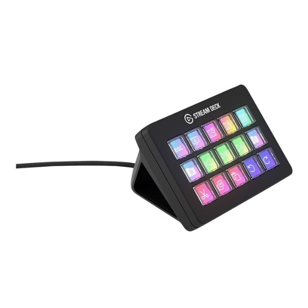 Controlador - Elgato - Stream Deck Scissor Keys Mark 2 - 15 LCD Keys - Customizable - USB-C - Mac & PC Compatible - 10GBL9901 - Negro
