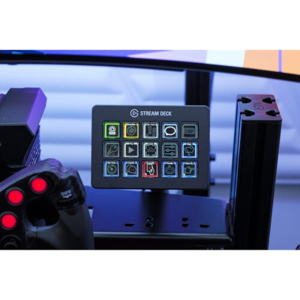 Controlador - Elgato - Stream Deck Scissor Keys Mark 2 - 15 LCD Keys - Customizable - USB-C - Mac & PC Compatible - 10GBL9901 - Negro