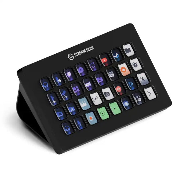 Controlador - Elgato - Stream Deck XL - 32 LCD Keys - Customizable - USB-C - Mac & PC Compatible - 10GAT9901 - Negro