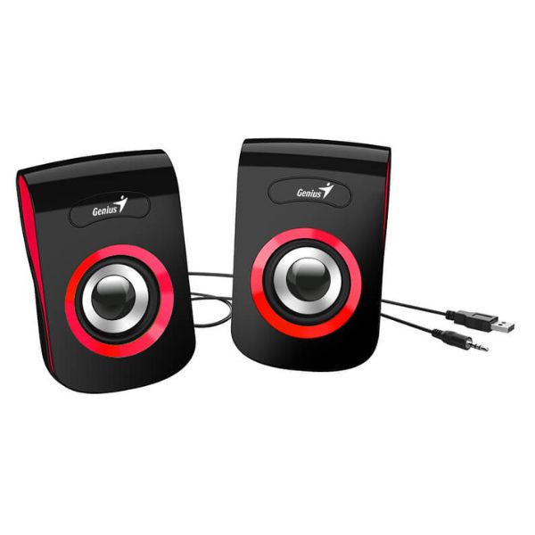 Corneta-Genius-SP-Q180-Altavoces-USB-estereo-2.0-6-W-enchufe-USB-audio-3.5mm-rojo1
