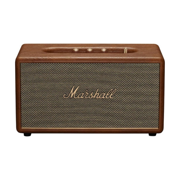Corneta-para-el-hogar-Marshall-Stanmore-III-Bluetooth-con-controles-de-graves,-agudos-y-volumen-Marrón