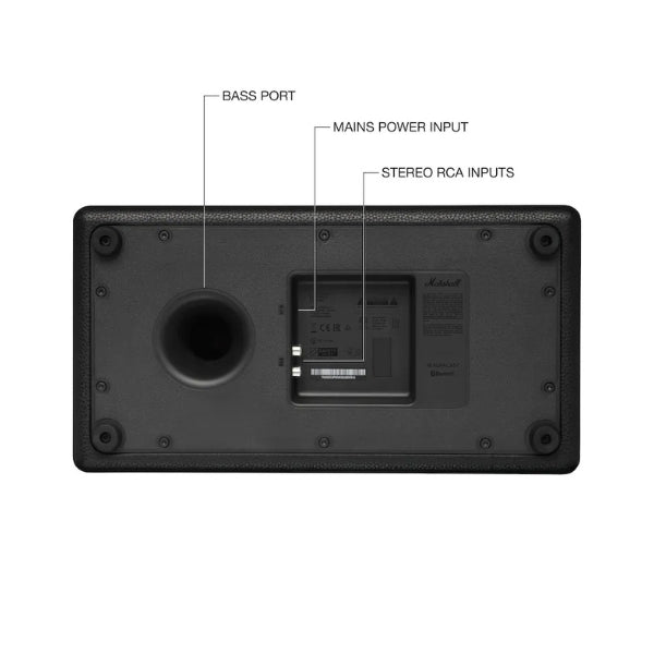 Corneta-para-hogar-Marshall-Stanmore-IV-Bluetooth-con-controles-de-graves-y-agudos-Negro