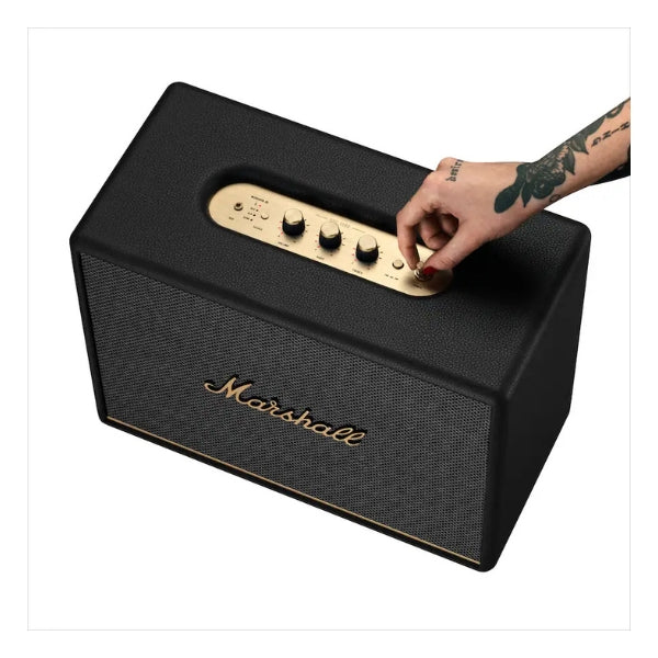 Corneta-para-hogar-Marshall-Woburn-III-Bluetooth-con-entradas-HDMI,-RCA-y-auxiliar-3,5-mm-Negro