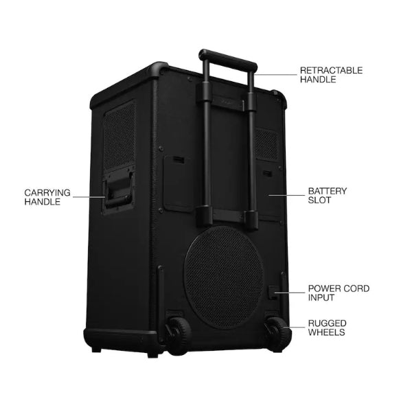 Corneta-portátil-Marshall-Bromley-750-Bluetooth-con-luces-LED-y-batería-de-40-horas-Negro-y-Latón