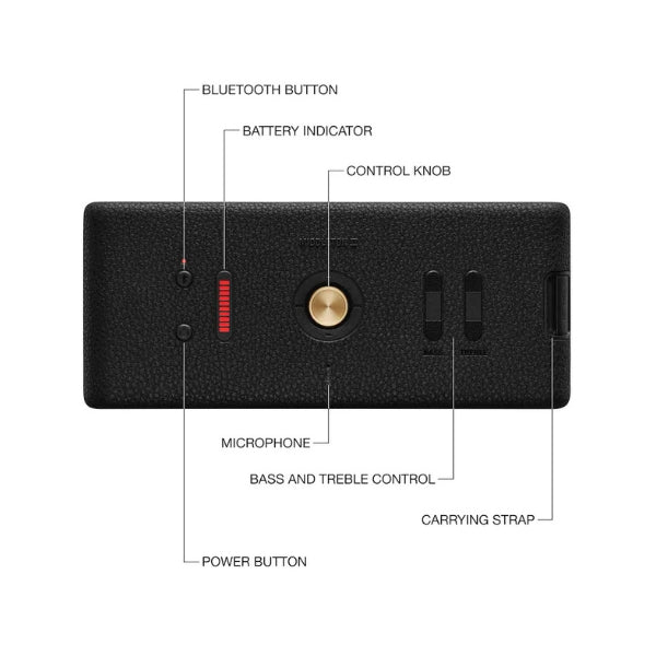 Corneta-portátil-Marshall-Middleton-II-Bluetooth-60W-resistente-al-agua-y-polvo-con-batería-de-30-horas-Negro-y-Latón