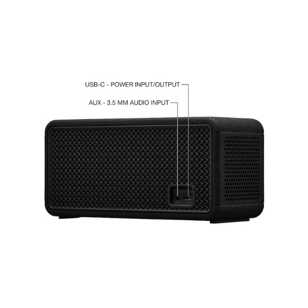 Corneta-portátil-Marshall-Middleton-II-Bluetooth-60W-resistente-al-agua-y-polvo-con-batería-de-30-horas-Negro-y-Latón