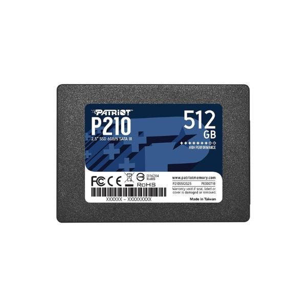 Disco Duro SSD Patriot 512GB 2.5" 3D NAND SATA III