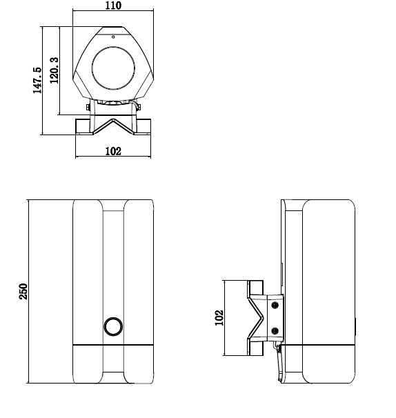 Accesorio de Alarma Hikvision - Punto de Acceso - Montaje en Techo o Pared - WiFi 6 - PoE - DS-3WAP623E-SI