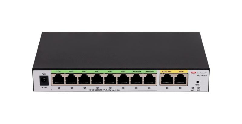 Accesorio de Alarma Hikvision - Router Inalámbrico WISP - Hasta 1200 Mbps - Doble Banda AC (2.4 GHz y 5 GHz) - 4 Puertos