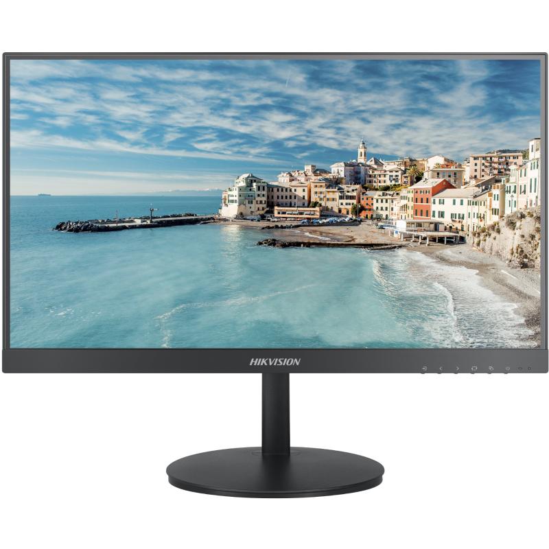 Monitor Hikvision - Ideal para Oficina y Hogar - Uso 24-7 - Entrada HDMI-VGA - Compatible con Montaje VESA - DS-D5022FN-
