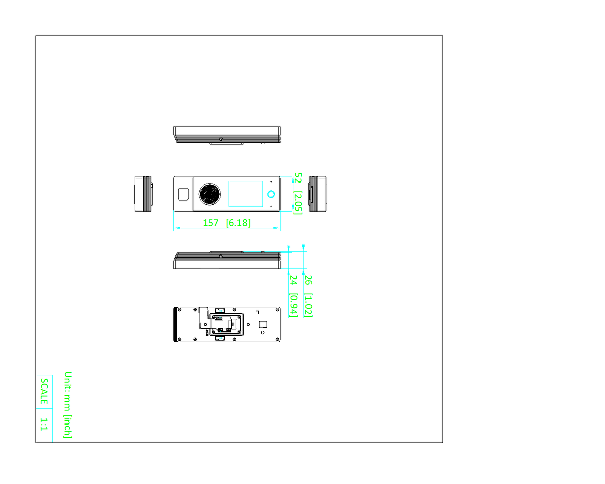 Control de Acceso Hikvision - Terminal de Acceso Facial Serie Value - Pantalla 2.4 Pulgadas TFT - 2MP Lente Gran Angular