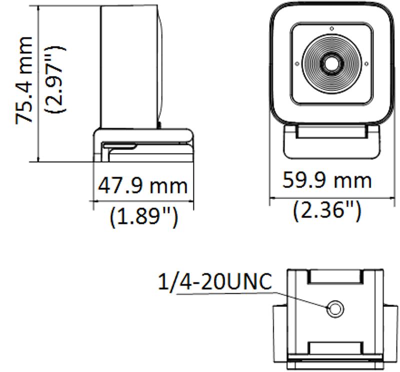 Audio y Video Hikvision - Cámara Web ALTA DENIFICIÓN (1080p) - Aro de Luz Interconstruido - Gran Angular - Micrófono Int