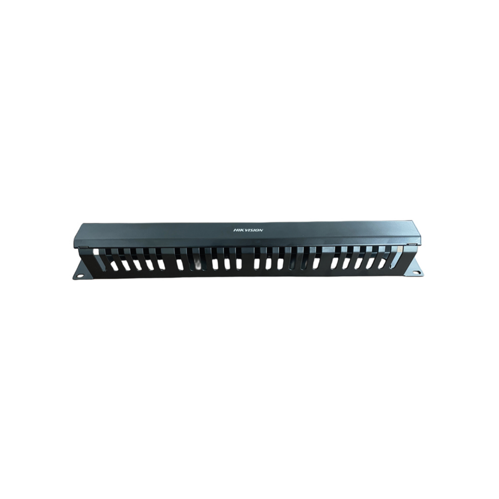 Cableado Estructurado Hikvision - Organizador Horizontal - 1 Unidad De Rack - 24 Ranuras - 19 Pulgadas - DS1CM1U24