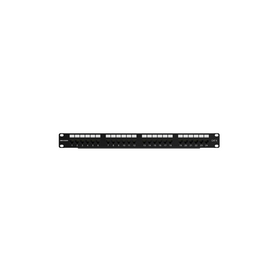 Cableado Estructurado Hikvision - Patch Panel Sin Blindaje - Cat 6 - 24 Puertos - 1 Unidad De Rack - DS1CP6U241U