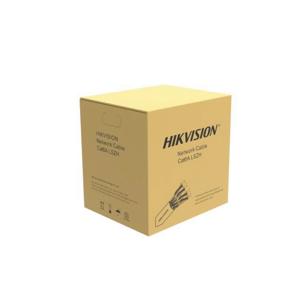 Cableado Estructurado Hikvision - Bobina Cable 305 Metros - U - FTP - Cat 6A - DS-1LN6APSL3