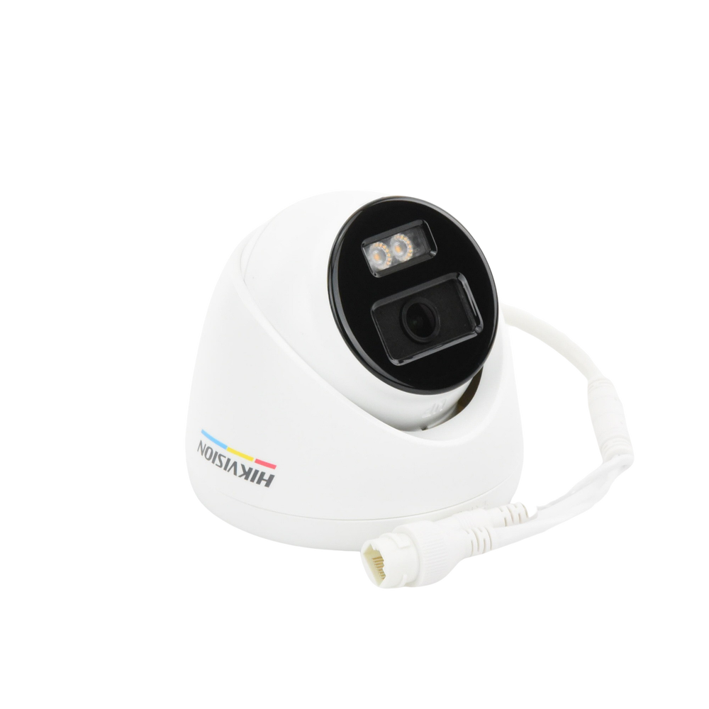 Cámara de Seguridad Hikvision - Turret IP 4 Megapixel - Imagen a Color 24 - 7 - PoE - DS-2CD1347G0-L(C)