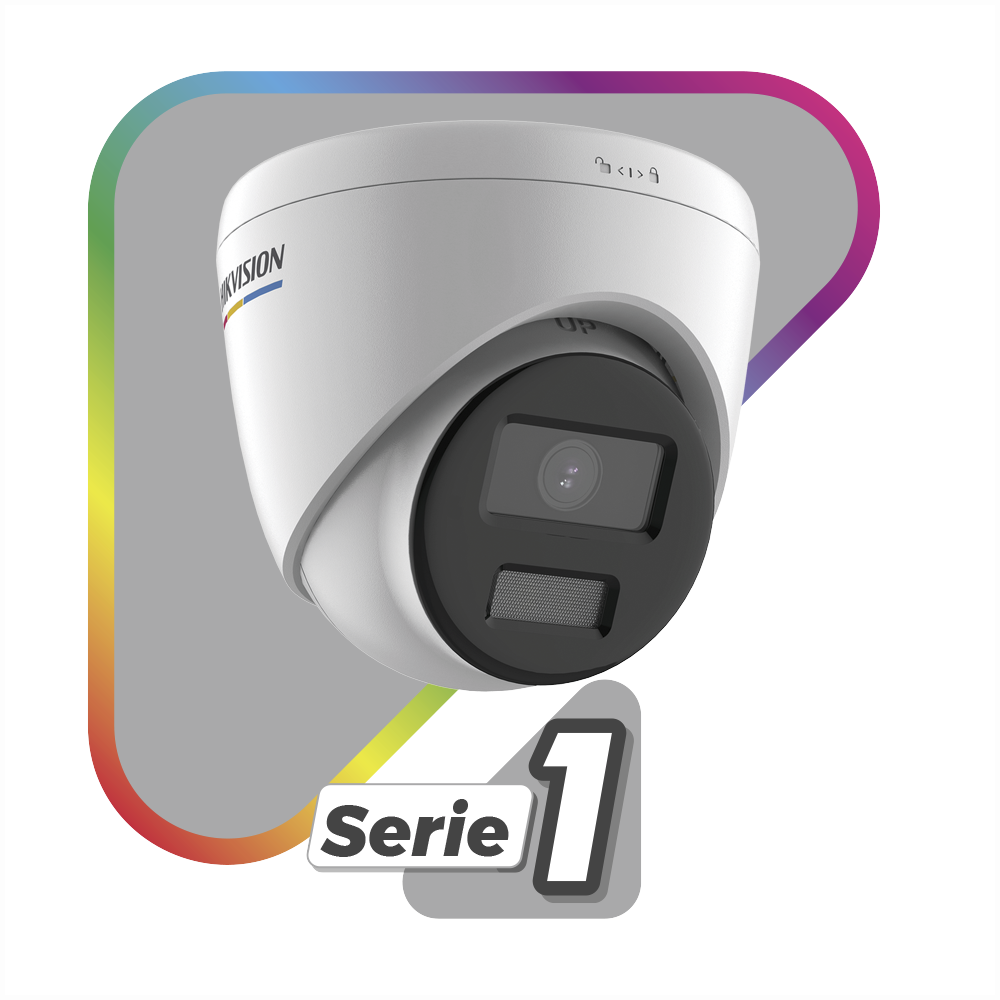 Cámara de Seguridad Hikvision - Turret IP 4 Megapixel - Imagen a Color 24 - 7 - PoE - DS-2CD1347G0-L(C)