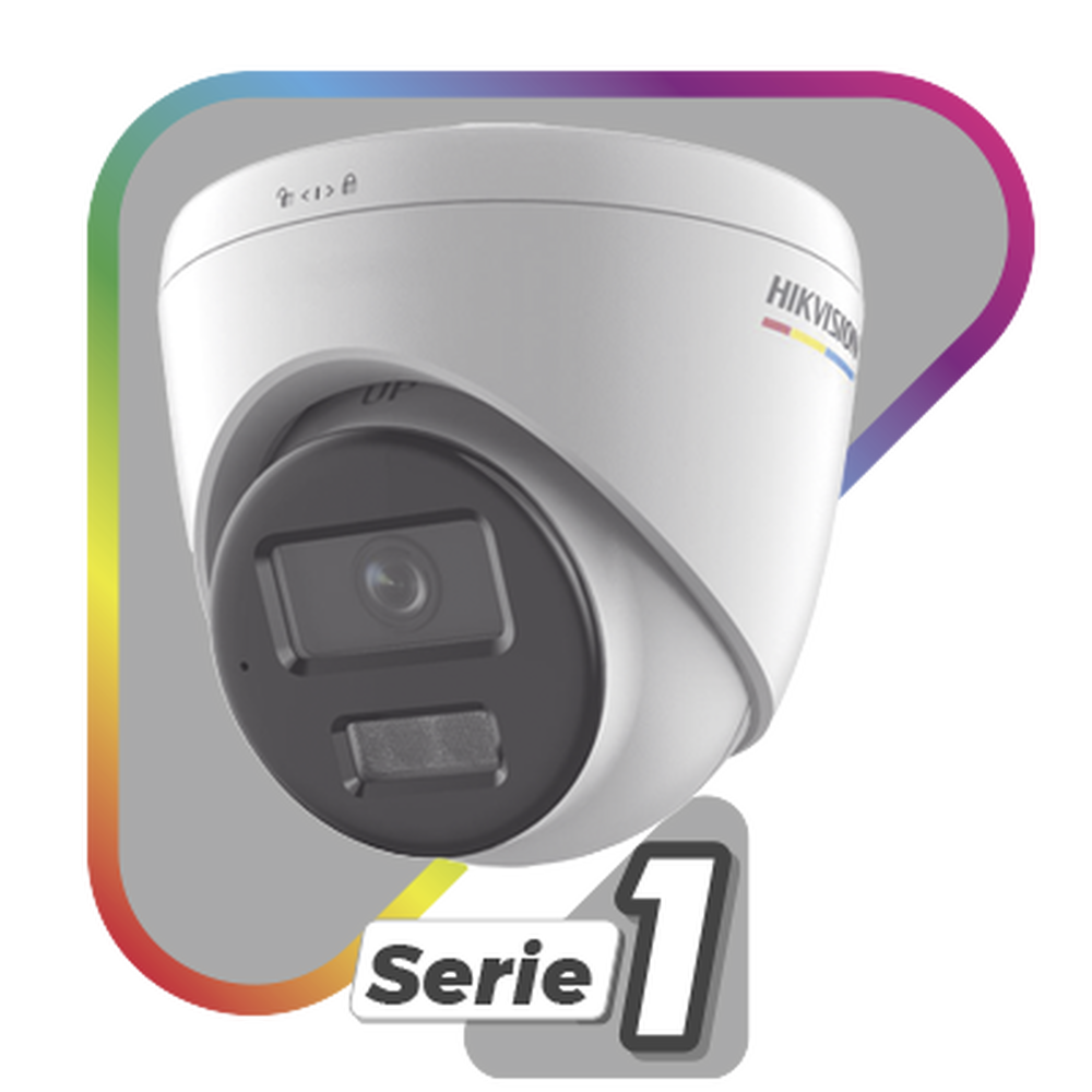 Cámara de Seguridad Hikvision - TURRET IP 4 MP - LENTE 2.8 MM - ACUSENSE - COLORVU - DS-2CD1347G2H-LIUF