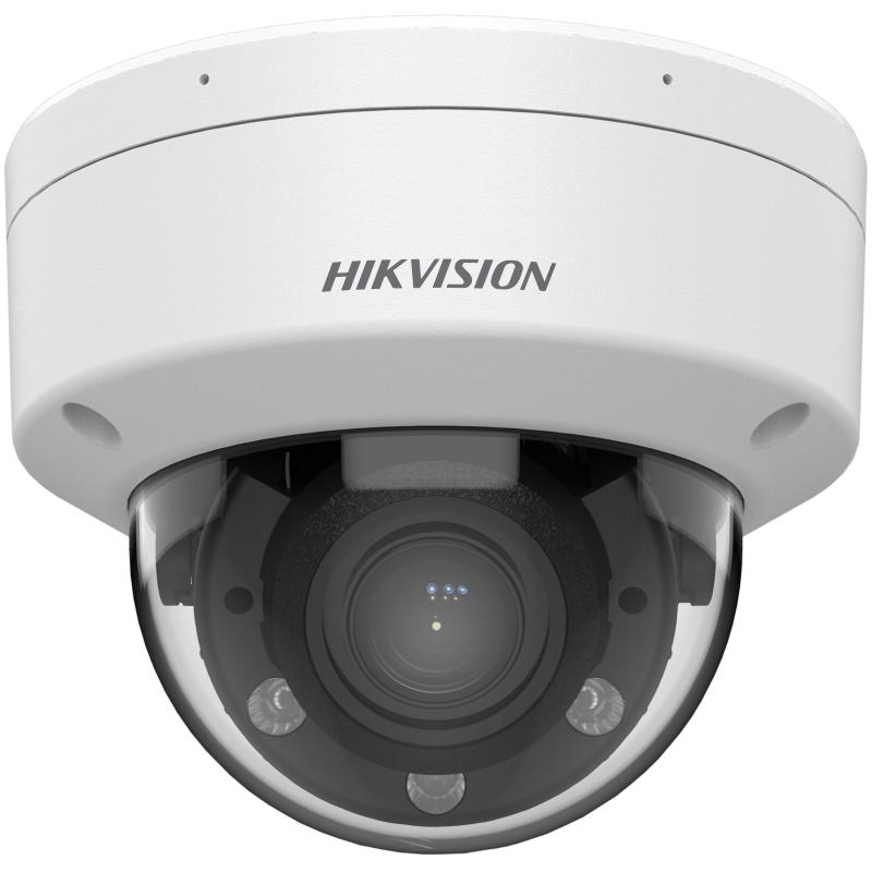 Cámara de Seguridad Hikvision - Cámara Domo IP Varifocal Motorizada 2 MP - Smart Hybrid Light - Lente 2.8 a 12 mm - IR y