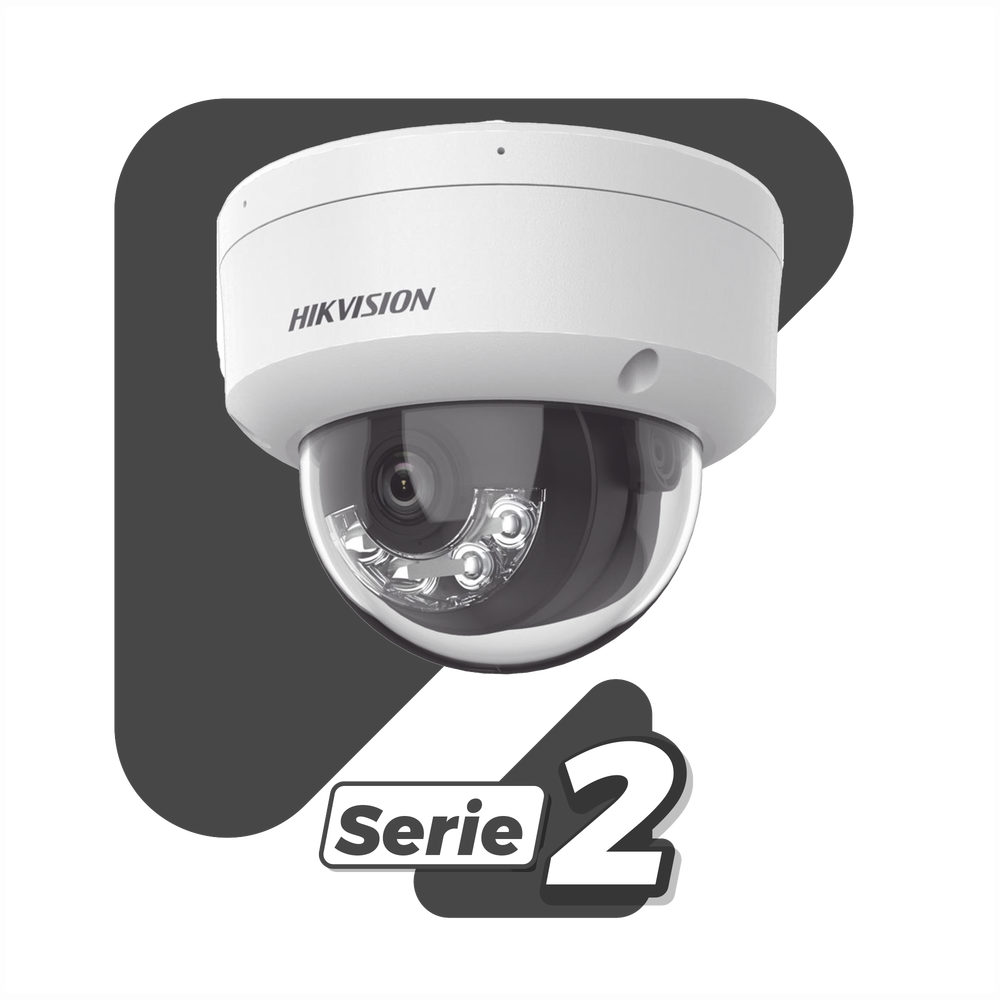 Cámara de Seguridad Hikvision - Domo IP 8 Megapixel (4K) - Lente 2.8 mm - 30 mts IR EXIR - Exterior IP67 - DS-2CD2183G2-