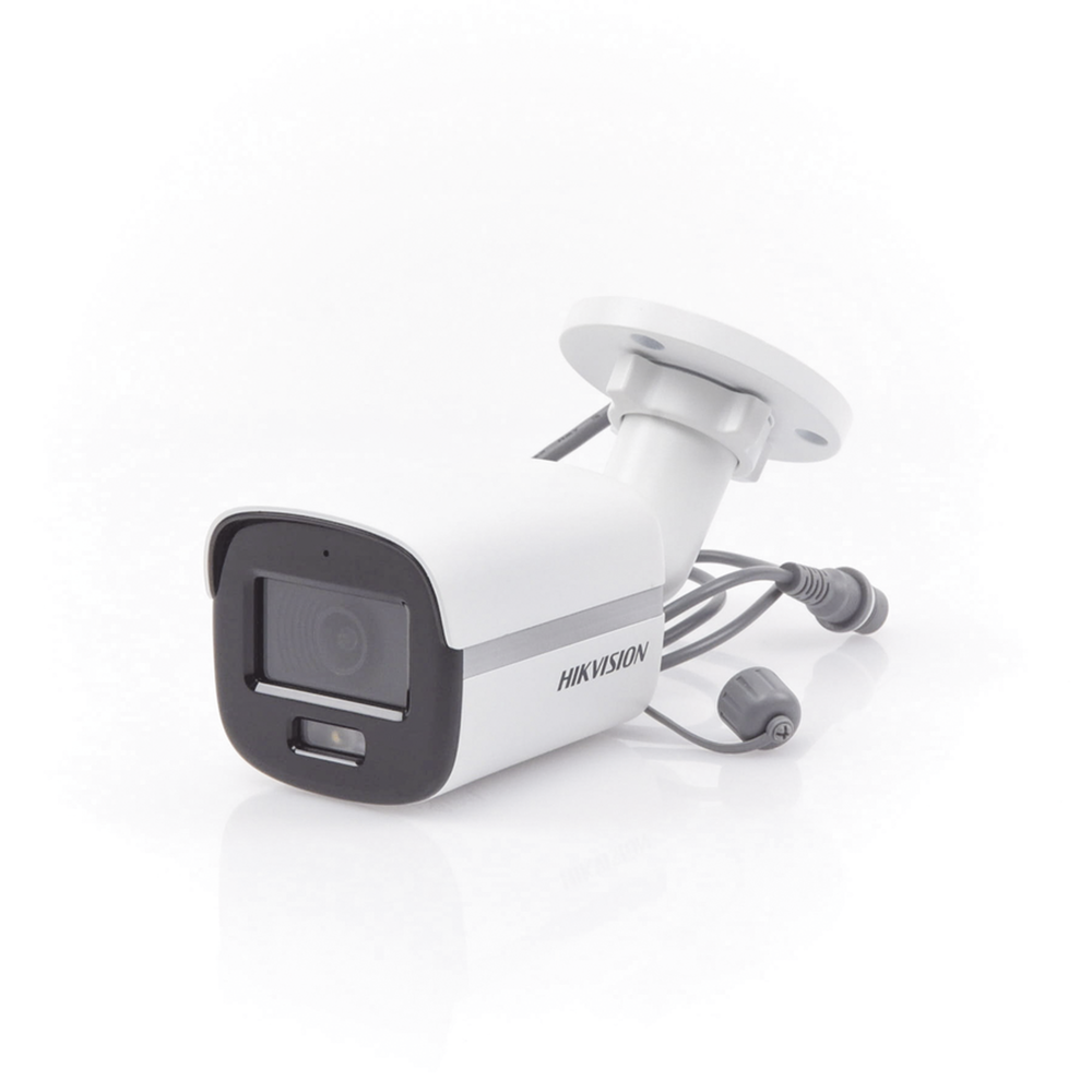 Cámara de Seguridad Hikvision - Bala TURBOHD 2 Megapixel - Imagen a color 24 - 7 - Lente 2.8 mm - DS-2CE10DF0T-FS
