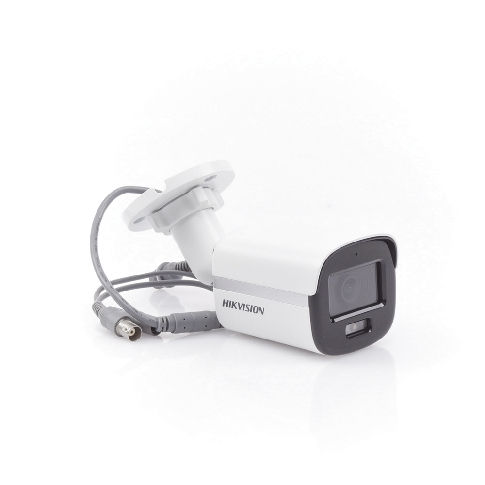 Cámara de Seguridad Hikvision - Bala TURBOHD 2 Megapixel - Imagen a color 24 - 7 - Lente 2.8 mm - DS-2CE10DF0T-FS