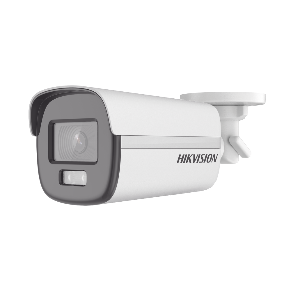 Cámara de Seguridad Hikvision - Bala TURBOHD 2 Megapixel (1080p) - Imagen a color 24 - 7 - Lente 2.8 mm - DS-2CE12DF0T-F