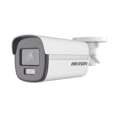 Cámara de Seguridad Hikvision - Bala TURBOHD 2 Megapixel (1080p) - Imagen a color 24 - 7 - Lente 2.8 mm - DS-2CE12DF0T-F