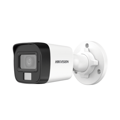 Cámara de Seguridad Hikvision - Bala TurboHD 2 Megapíxeles Híbrida B - N - Color VU - IR 25 MTS - Lente 2.8 mm - DS2CE16