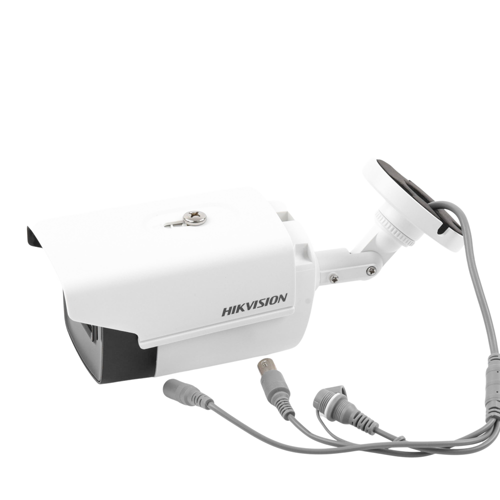 Cámara de Seguridad Hikvision - Bala TURBOHD 4K (8 Megapixeles) - Gran Angular 79º - Lente 2.8 mm - Exterior IP67 - DS-2