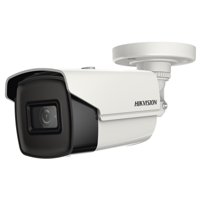 Cámara de Seguridad Hikvision - Bala TURBOHD 4K (8 Megapixeles) - Gran Angular 79º - Lente 2.8 mm - Exterior IP67 - DS-2