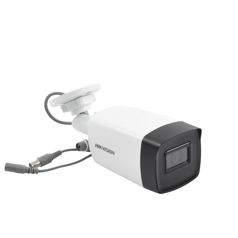 Cámara de Seguridad Hikvision - Bala TURBOHD 5 Megapixeles - Lente 3.6 mm - Exterior IP67 - 80 mts IR EXIR - DS-2CE17H0T